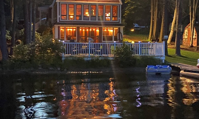Farmington House | Charming and spacious lakefront home with 4 bedrooms, hot tub and pool table!