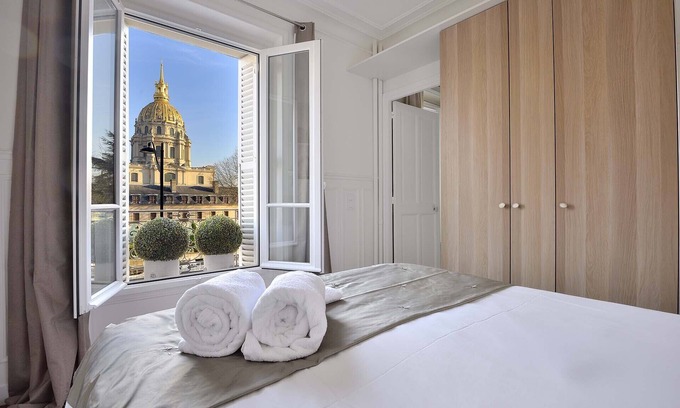 7th Arrondissement Apartment | Charming Apartment w/Iconic Views of Les Invalides