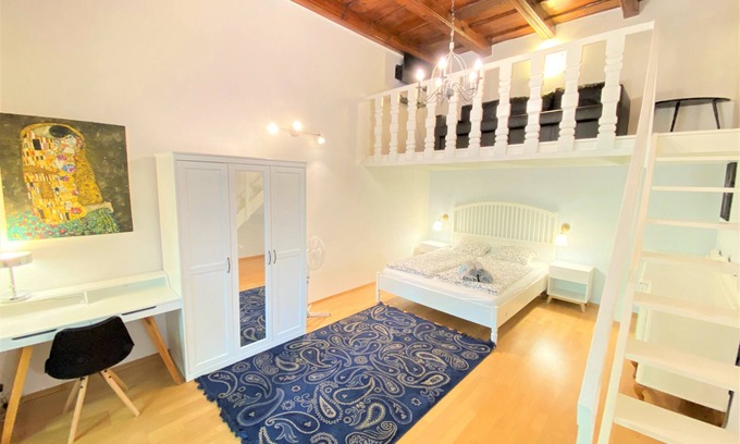 Mala Strana Apartment | Charming apartment with stained glass windows (Center of Prague)