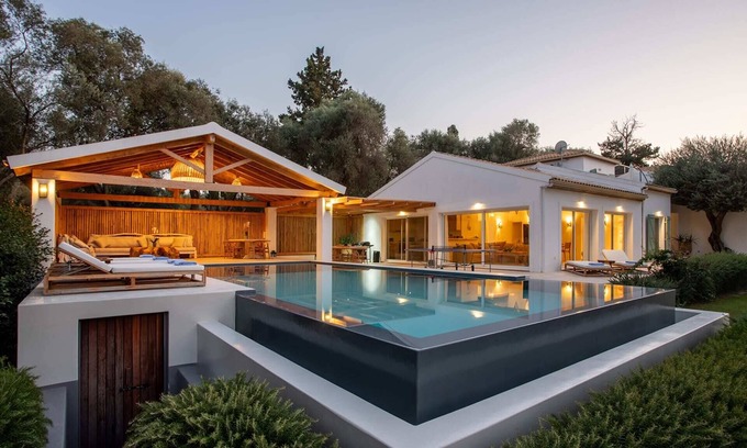 Molos Villa | Charming Beachfront Retreat with Pool in Corfu