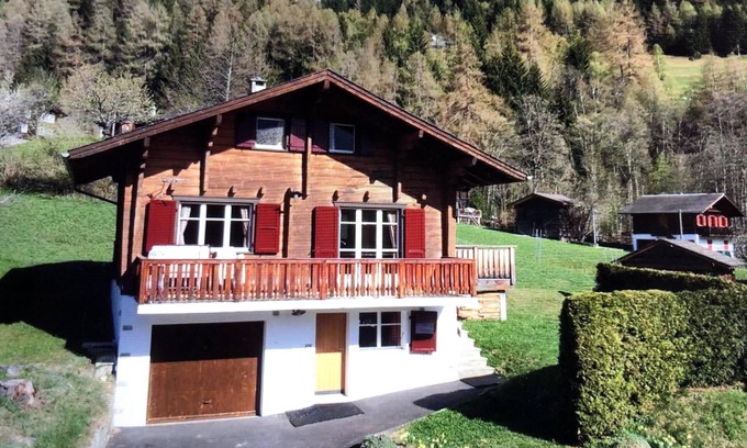 Ernen Ski Chalet | Charming Chalet at Authentic Village with Large Sunny Terrace and Magnificent View