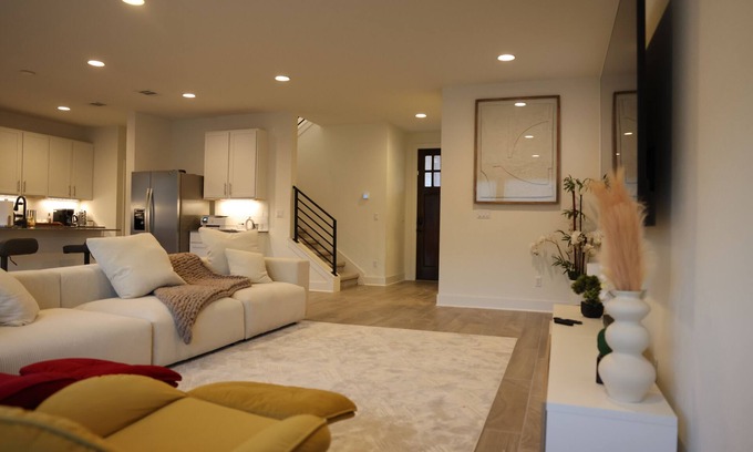 McNeil Apartment | Charming Getaway: Stylish Room in Prime Location with Great Amenities!