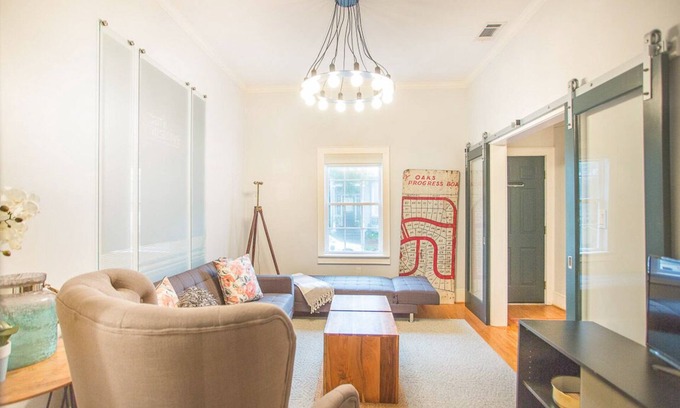 Beach Institute Cottage | Charming Gordon Street Retreat with Courtyard & Parking by Lucky Savannah