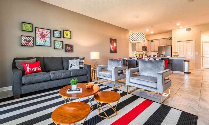 Four Corners Condo | Charming home with Mickey themed decorated bedroom near Disney
