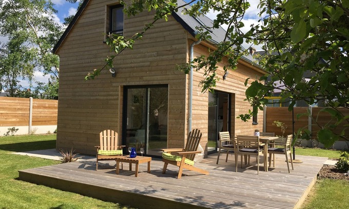 Portbail House | CHARMING HOUSE WOOD FRAMEWORK IN SEASIDE