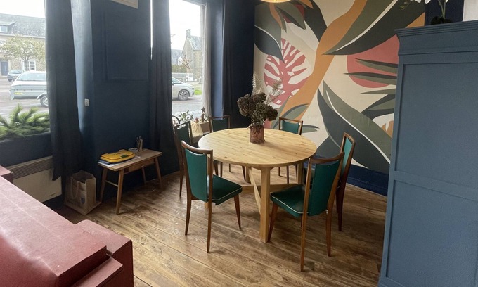 Le Teilleul House | Charming Norman village house with beautiful view of listed church