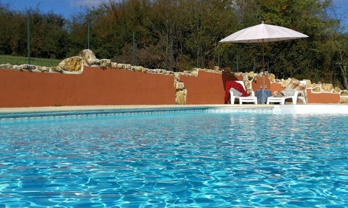 Prissac Cottage | Charming Riverside Mill with Pool, Garden, and Terrace in Brenne