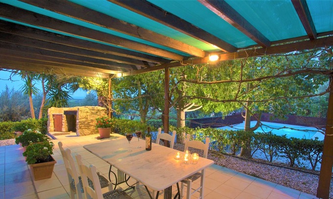 Adele Villa | Charming sea view villa with pool and olive grove - disCrete Villa Maroulas