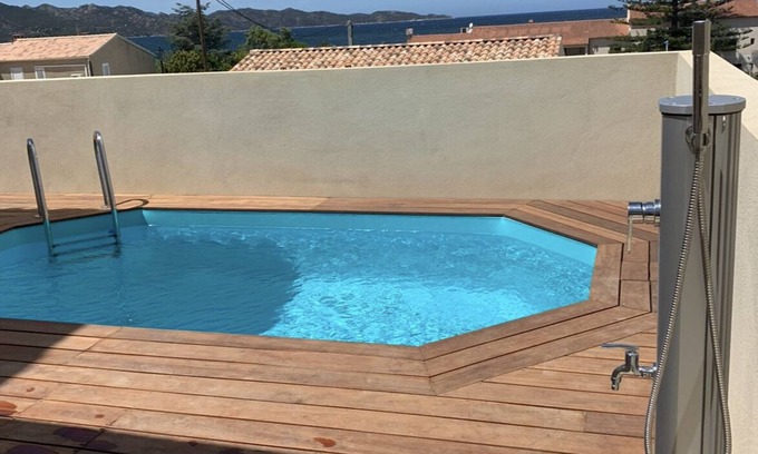 Saint-Florent Apartment | Charming seaside apartment with private pool