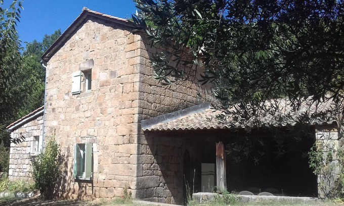 Chambonas House | Charming stone house with shared pool, Chambonas