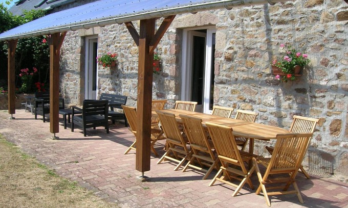 Auderville Cottage | Charming Stone House with Private Bathrooms, Fireplace, and South-Facing Terrace in La Hague