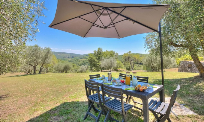 Radda in Chianti Apartment | Chianti Home Private Panoramic Garden, Radda in Chianti, Italy