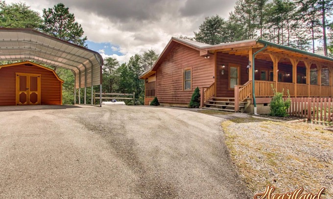 Pigeon Forge Cabin | Close Enough To Perfect" is a beautiful 2 bedroom cabin close to downtown Pigeon Forge