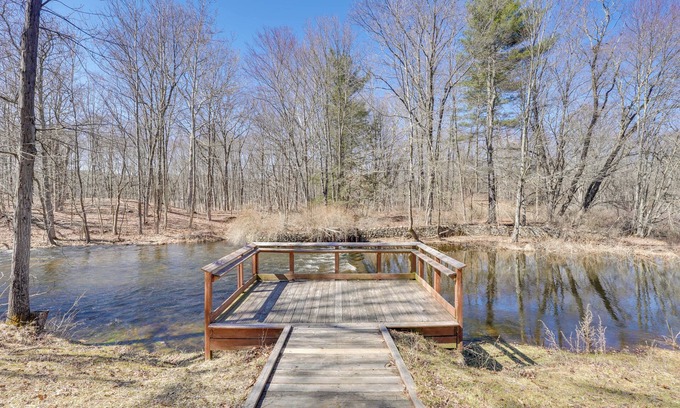 Westbrookville Apartment | Close to Trails: Studio w/Water Views