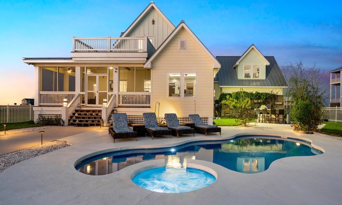 Rockport House | Coco Cabana | 360 Water Views + Pool!