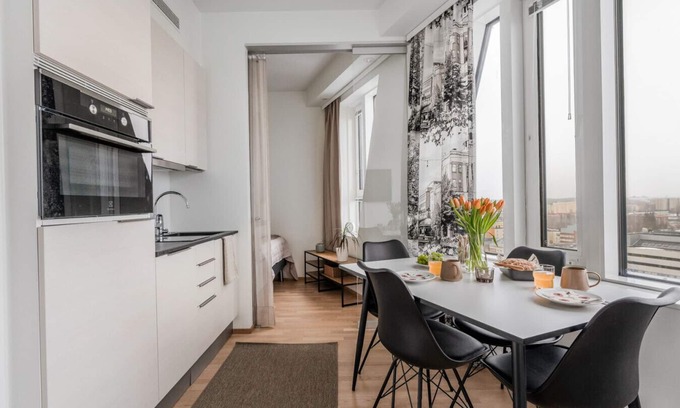 Tampere Condo | Come in! "Topaasi 3" Magnificent 1bd above skies!