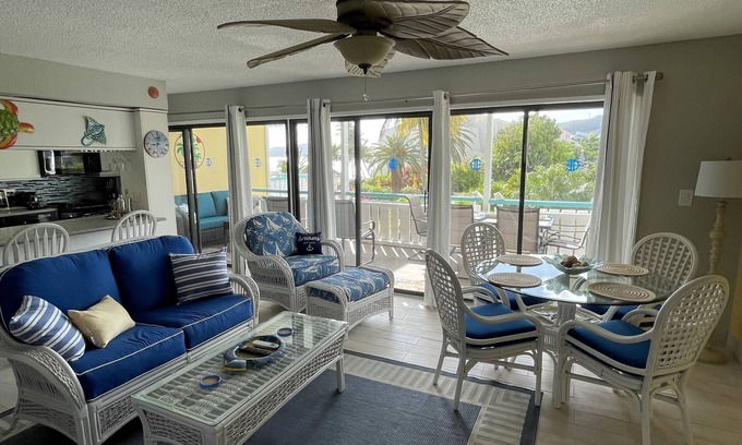 Estate Golden Rock Condo | Come Sail Away and relax at our beautifully remodeled 2Br/2Ba condo on the beach
