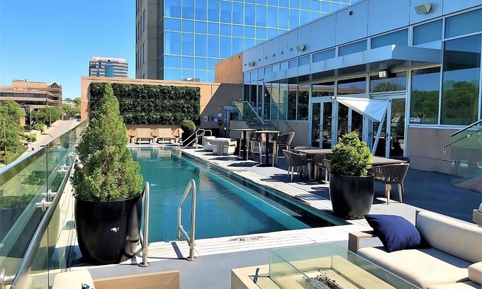 West Plaza Hotel | Comfort and Convenience! 2 Pleasant Units, Pool, Pets Allowed Near Crown Center!