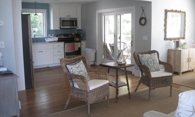 Easton's Point House | Comfortable home and separate cottage walking distance to the water
