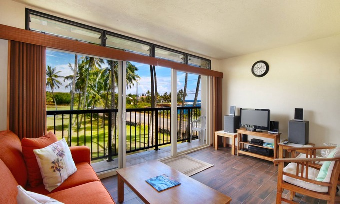 Poipu Condo | Comfortable Poipu lodging with a lanai overlooking the ocean.