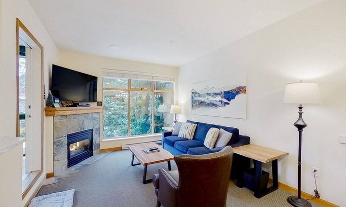 Village North Condo | Comfy, 2nd-floor condo with furnished balcony, pool & hot tub - walk to lifts