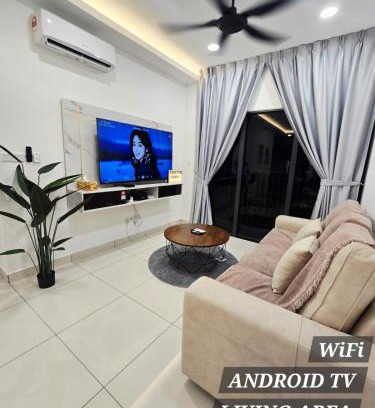 Kampung Bukit Dukong Apartment | Comfy Cheras C180 Belakong Tradres Park 3BR 2 Bath Room 2 Carpark