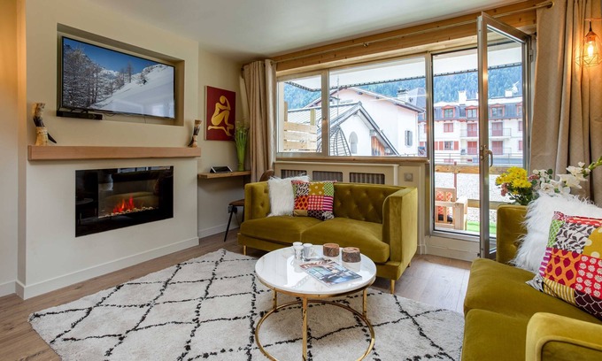Chamonix City Centre Apartment | Concordia 7 apartment - sleeps 4-6, three bedrooms, centre Chamonix,