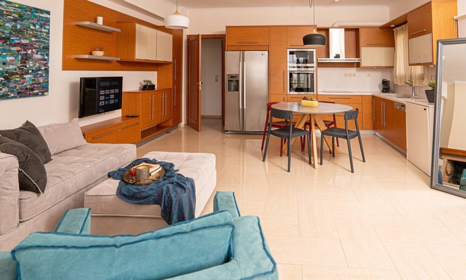 Kissamos Apartment | Contemporary 2 bedroom apt, close to the best beaches of Crete!