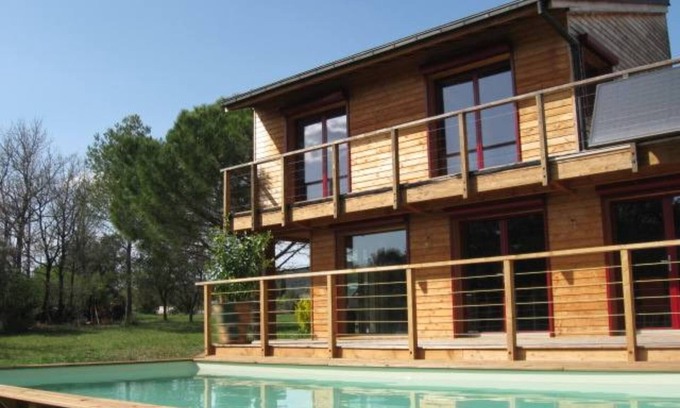 Les Matelles House | contemporary architect house made of wood in a preserved nature area