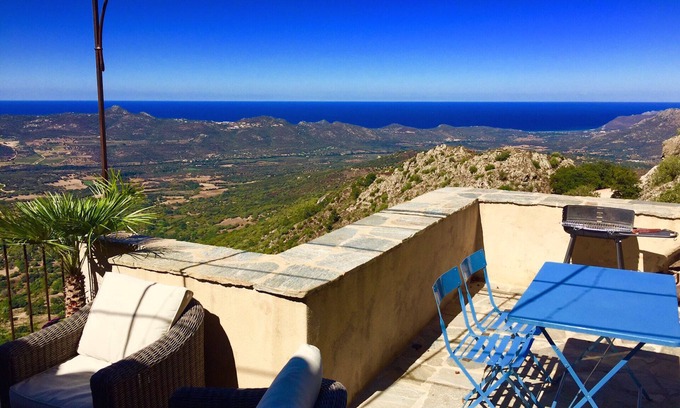 Speloncato House | CORSE HOUSE EXCEPTIONAL SEA VIEW IN A VILLAGE BETWEEN SEA & MOUNTAINS