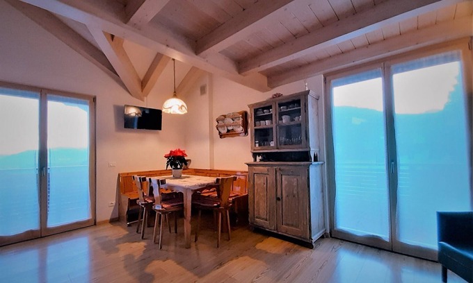 Fai della Paganella Apartment | Cortalta Mountain Lodge - "Spruce" penthouse Beautiful panoramic attic