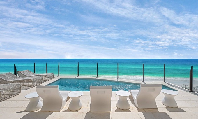 Seacrest House | Costa Fortune|Private Beach Access|Brand New Gulf Front Home w/Gulf Facing Pool