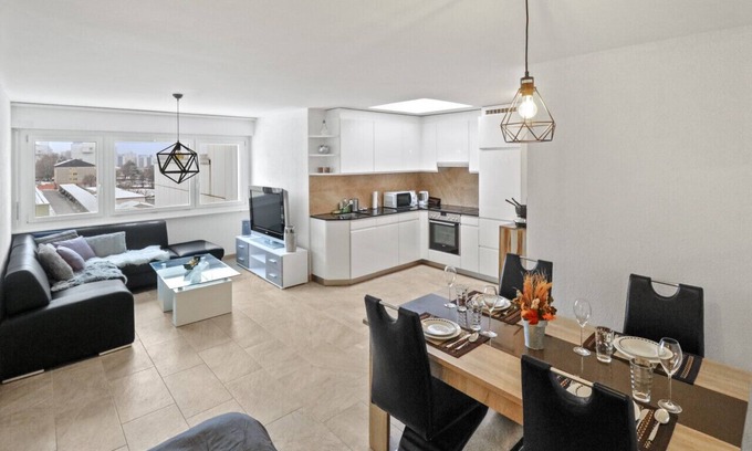 Villarsel-sur-Marly Apartment | Cosy accommodation with free covered parking