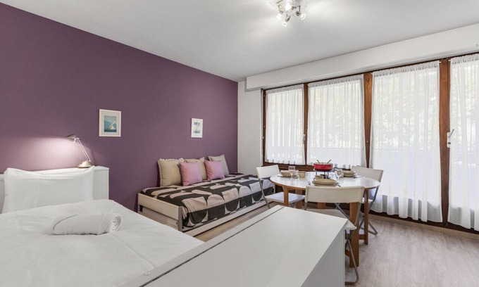 Chermignon Apartment | Cosy studio with terrace