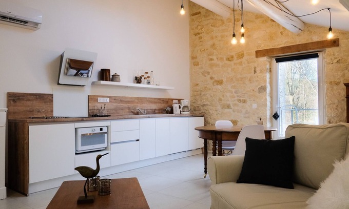 La Roque-sur-Ceze Apartment | Cottage with pool for 2 to 3 people in the Gard between Uzès and Avignon