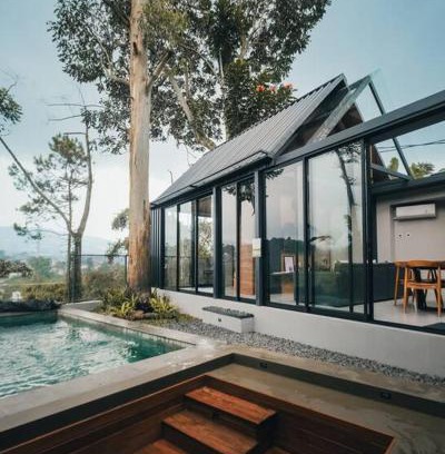 Parongpong Villa | Cottonwood Cabin Villa B Triniti Lembang