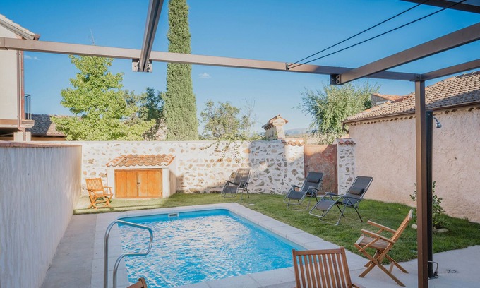 Aldeasaz House | Country House 'El Mirador De La Montaña' with Mountain View, Wi-Fi and Air Conditioning