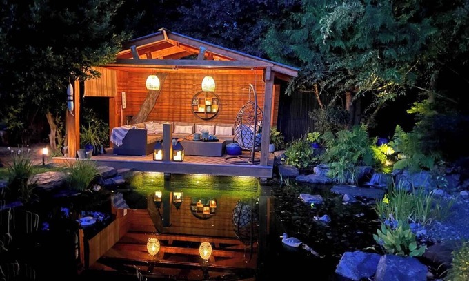 Saanich East House | Couple's Oasis w/chef's kitchen, hot tub, swim pond & gardens.