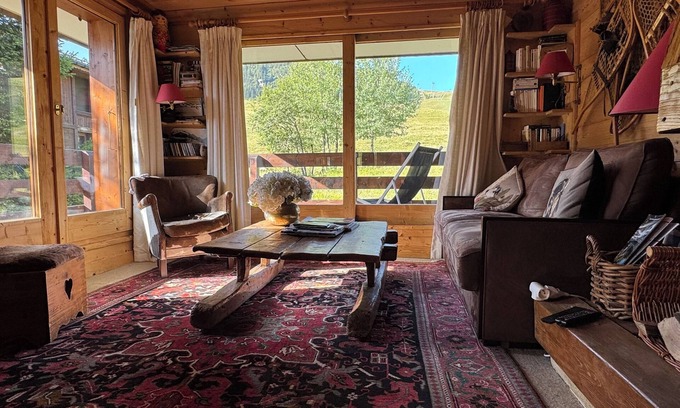 Courchevel Apartment | Courchevel 1750 luxury charm south small chalet on the slopes