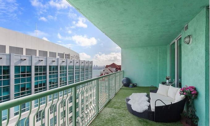 Brickell Condo | Cozy 1-bedroom penthouse condo with WiFi, fitness room in beautiful Miami