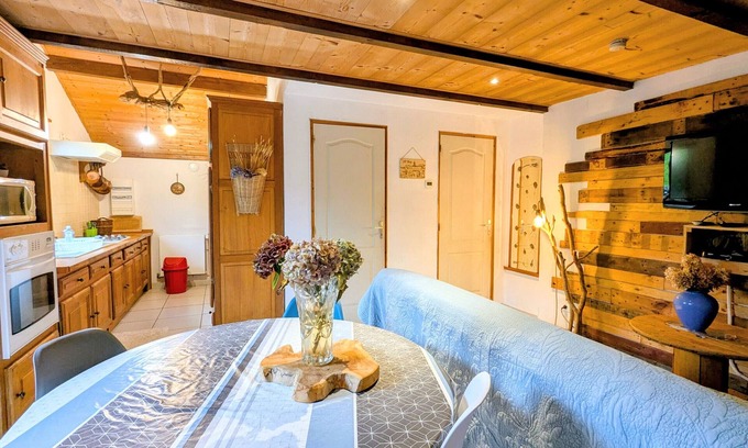 Le Tholy Apartment | Cozy 2-Bed Rental with Mountain Views, Private Terrace, and Nearby Waterfalls