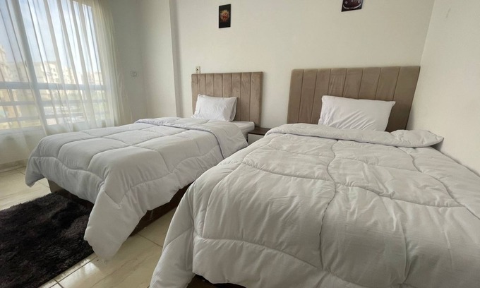 Shubra al Khaymah House | Cozy 2-bedroom building in amazing Cairo Governorate with WiFi, AC