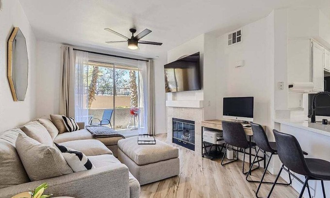 Rhodes Ranch Condo | Cozy 2-bedroom condo with AC, WiFi in SW Las Vegas-A Desert Gem
