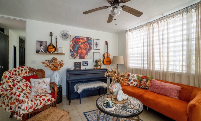 San German House | Cozy and charming boho style house.