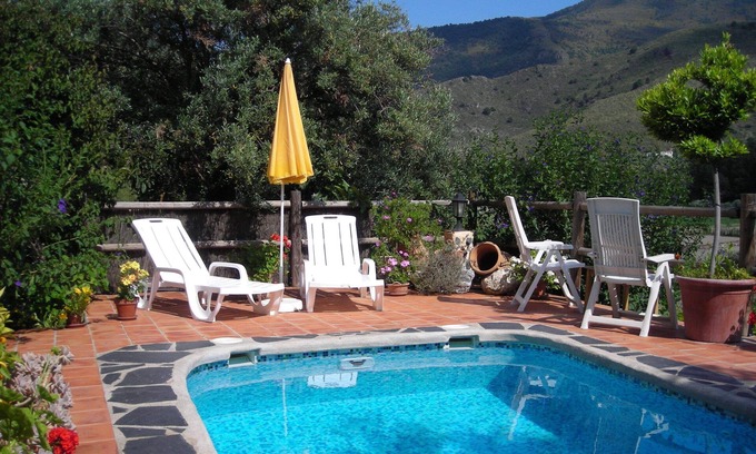 Agustinos Cottage | Cozy and quiet holidaycottage with private,heatable pool and breathtaking views