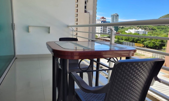 Santa Marta Apartment | Cozy apartment in charming Santa Marta with pool, WiFi, mountain view etc.