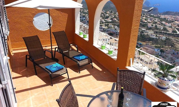 Cumbre del Sol Apartment | Cozy apartment with breathtaking sea views (Free WiFi, 2 Infinity Pools)