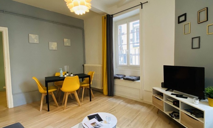 Clermont Ferrand City Centre Apartment | π Cozy is not central plateau π
