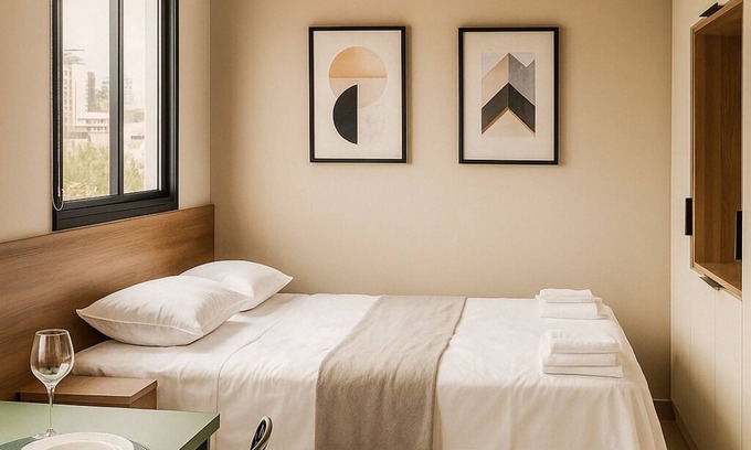 Sao Carlos Apartment | Cozy studio with AC, pool and fitness room in enchanting São Carlos