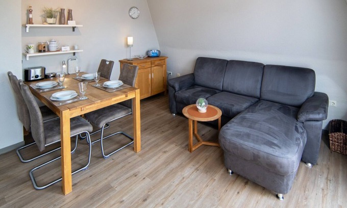 Westeraccumersiel Apartment | Cozy vacation apartment Franziska with balcony and close to the beach in Dornumersiel